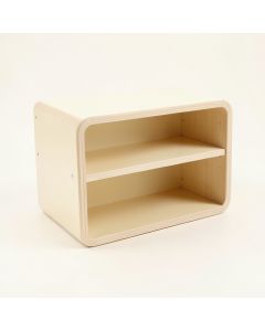 Linden Bend Low Toy Storage Unit - Cream (synthetic illustration; no displayed measurements)
