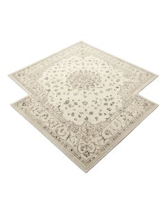 Copenhaver Oriental Charcoal/Ivory Area Rug