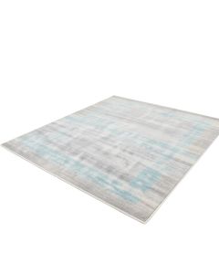 Coeur Power Loom Gray/Light Blue/Ivory Area Rug (synthetic illustration; no displayed measurements)