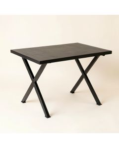 Alder Branch Patio Table - Black (synthetic illustration; no displayed measurements)
