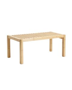 Dune Edge Indoor Bench - Beige (synthetic illustration; no displayed measurements)