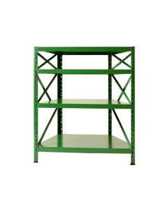 Maple Branch Empty Seed-Starting Shelving Unit Without Lights - Green