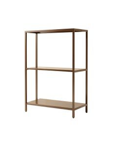 Basford 85.5 '' H X 72 '' W Metal Etagere Bookcase (synthetic illustration; no displayed measurements)