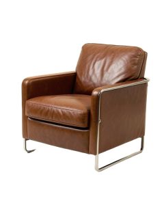 String 24 '' Wide Cowhide Armchair (synthetic illustration; no displayed measurements)