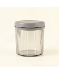 Holly Dale Storage Canister With Lid - Gray (synthetic illustration; no displayed measurements)