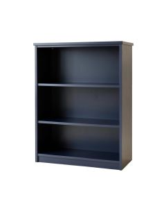 Rowan Arc Freestanding Bookcase - Navy (synthetic illustration; no displayed measurements)