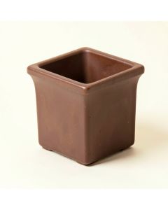 Glenna Barkwood Square On Twig Stand Pot Planter (synthetic illustration; no displayed measurements)