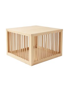 Meadow Bluff Empty Furniture-Style Pet Crate - Beige