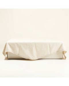 Glen Dell Flat Bed Sheet - Ivory (synthetic illustration; no displayed measurements)