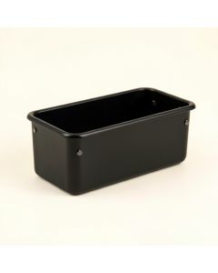 Juniper Bridge Empty Railing Planter With Integral Brackets - Black (synthetic illustration; no displayed measurements)