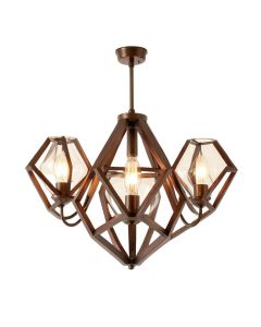 Kimbrell 4 - Light Shaded Chandelier Geometric Chandelier