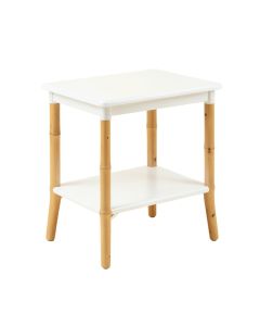 Ridge Dell Side Table - White (synthetic illustration; no displayed measurements)