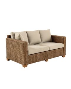 Hessmer Patio Sofa With Cushions (synthetic illustration; no displayed measurements)