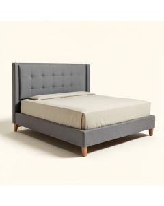 Larochelle Upholstered Standard Bed (synthetic illustration; no displayed measurements)
