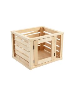 Ridge Branch Empty Furniture-Style Pet Crate - Beige