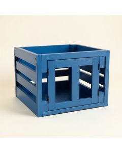 Brook Bend Empty Furniture-Style Pet Crate - Blue (synthetic illustration; no displayed measurements)