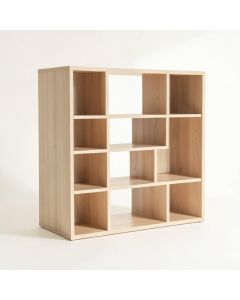 Meadow Edge Desktop Shelving Unit - Beige (synthetic illustration; no displayed measurements)