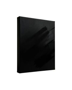 Black Paint Stain - Wrapped Canvas Graphic Art Print