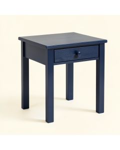 Ash Edge Side Table - Navy (synthetic illustration; no displayed measurements)