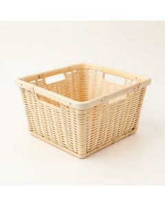 Aspen Bend Empty Storage Basket - Cream (synthetic illustration; no displayed measurements)