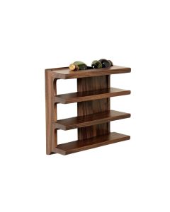 Sterns Solid Wood Wall Mounted Wine Glass Rack