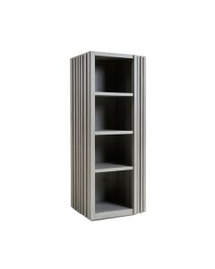 Field Branch Narrow Cubby Tower - Gray