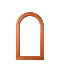 Clay Crest Framed Wall Mirror - Terracotta