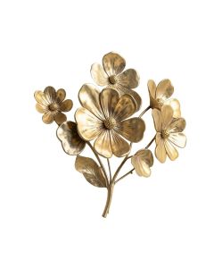 Flower Sculpture Metal Wall Décor
