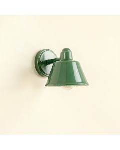 Dawn Brook Wall Sconce Mounted On A Plain Wall - Green (synthetic illustration; no displayed measurements)