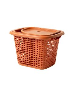 Reed Bluff Laundry Hamper - Terracotta