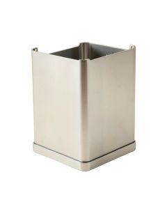 Corner Shower Caddy , Stainless Steel + Anodized Aluminum (synthetic illustration; no displayed measurements)