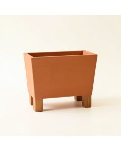 Willow Bridge Empty Raised Planter - Terracotta (synthetic illustration; no displayed measurements)