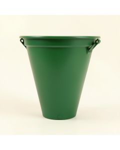 Ash Crossing Empty Railing Planter With Integral Brackets - Green (synthetic illustration; no displayed measurements)