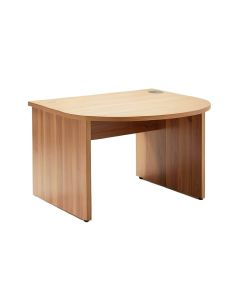 Solid Wood Half-Circle Desk