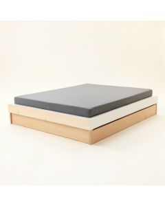 Emma-Lea Solid Wood Low Profile Storage Platform Bed (synthetic illustration; no displayed measurements)