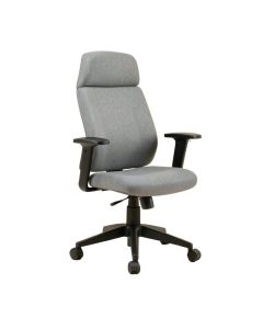 Cotton Swivel Desk Chair with Arms
