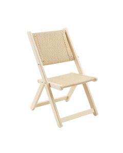 Dune Bridge Folding Outdoor Chair - Cream