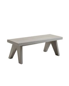 Oak Field Indoor Bench - Gray (synthetic illustration; no displayed measurements)
