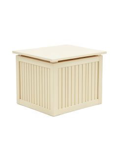 Heath Brook Closed Outdoor Storage Box - Cream (synthetic illustration; no displayed measurements)
