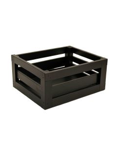 Laurel Crossing Empty Furniture-Style Pet Crate - Black (synthetic illustration; no displayed measurements)