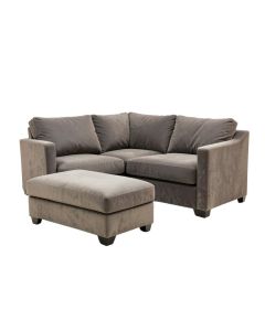 Krisdapor 98 '' Wide Microfiber/Microsuede Sofa & Chaise With Ottoman
