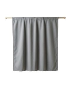 Briar Crest Shower Curtain Hanging Flat From A Plain Rod - Gray (synthetic illustration; no displayed measurements)