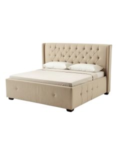 Warrensburg Queen Tufted Upholstered Standard Bed (synthetic illustration; no displayed measurements)