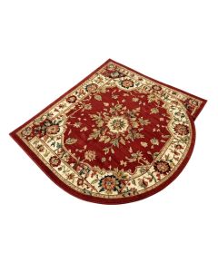 Weyauwega Floral Red Indoor / Outdoor Area Rug (synthetic illustration; no displayed measurements)