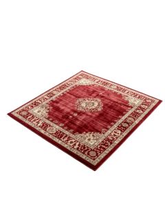 Kingston Seymour Power Loom Red/Beige Rug (synthetic illustration; no displayed measurements)