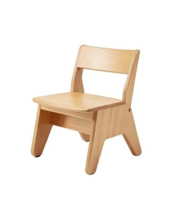 Gunnur Solid Wood Stacking Side Chair (synthetic illustration; no displayed measurements)