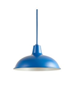 Bay Branch Pendant Light Suspended From One Plain Cable - Blue (synthetic illustration; no displayed measurements)