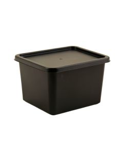 Clay Crest Closed Outdoor Storage Box - Black