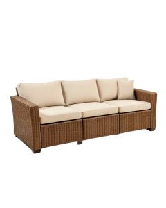 Tessio 4 Piece Rattan Sofa Seating Group With Cushions