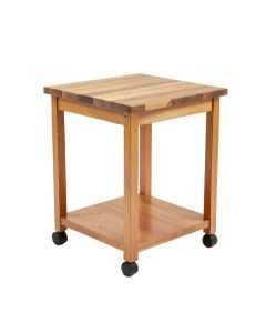 Pro Chef Kitchen Cart With Butcher Block Top
